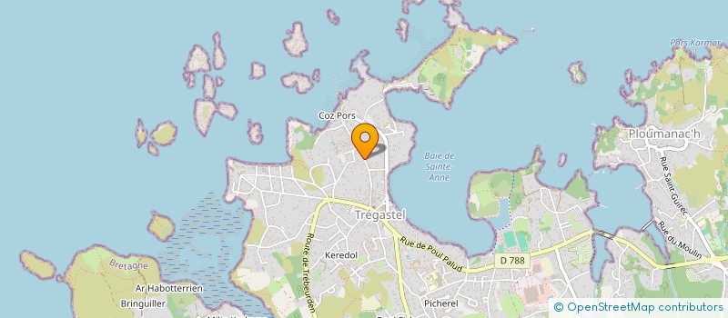 localisation de l'entreprise MGT CONSEIL  TREGASTEL