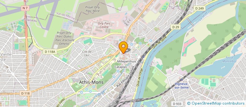 localisation de l'entreprise MGT CONSULTANTS à ATHIS-MONS