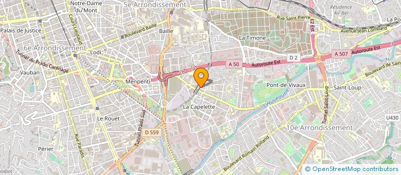 localisation de l'entreprise MGT ISOLATION à MARSEILLE