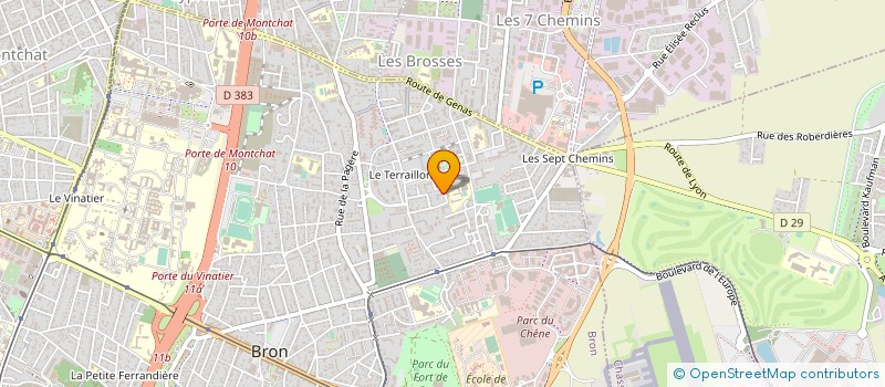 localisation de l'entreprise MGT-PRO à BRON