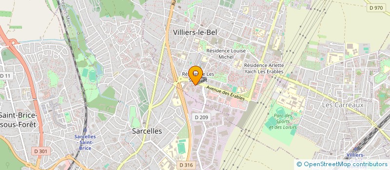 localisation de l'entreprise MGTC BTP  LA COURNEUVE