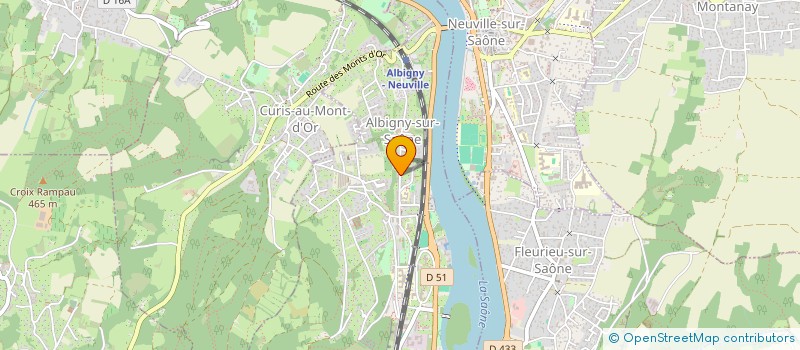 localisation de l'entreprise MGTCP  ALBIGNY-SUR-SAONE