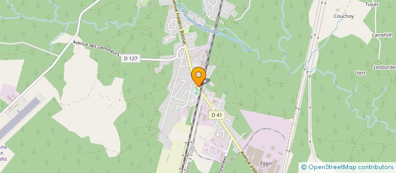 localisation de l'entreprise MGTD  RION-DES-LANDES