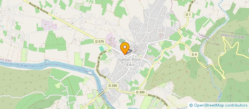 localisation de l'entreprise MGTD PLUS à VALLON-PONT-D'ARC
