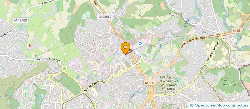localisation de l'entreprise MGTD TP TRAVAUX PUBLICS à MONTPELLIER