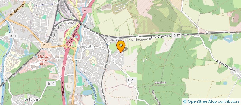 localisation de l'entreprise MGTECH  DANJOUTIN