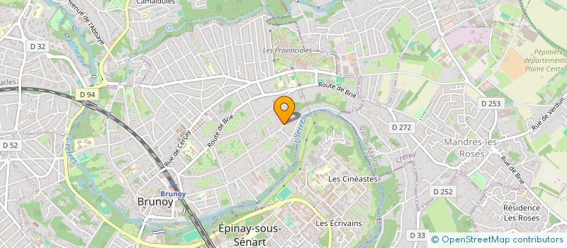 localisation de l'entreprise MGTESTING  BRUNOY