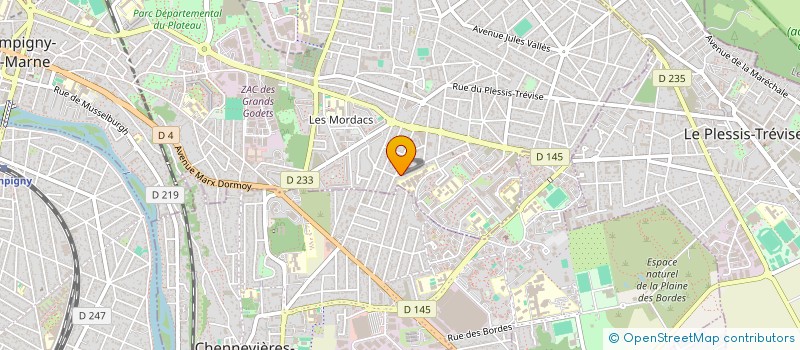 localisation de l'entreprise MGTI  CHAMPIGNY-SUR-MARNE