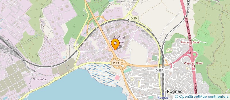 localisation de l'entreprise MGTL à ROGNAC
