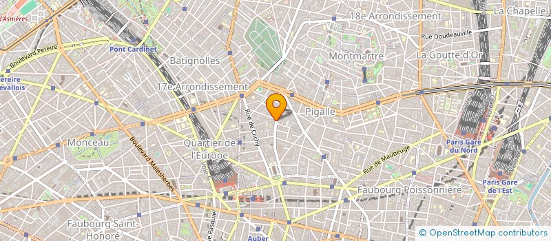 localisation de l'entreprise MGTM à PARIS
