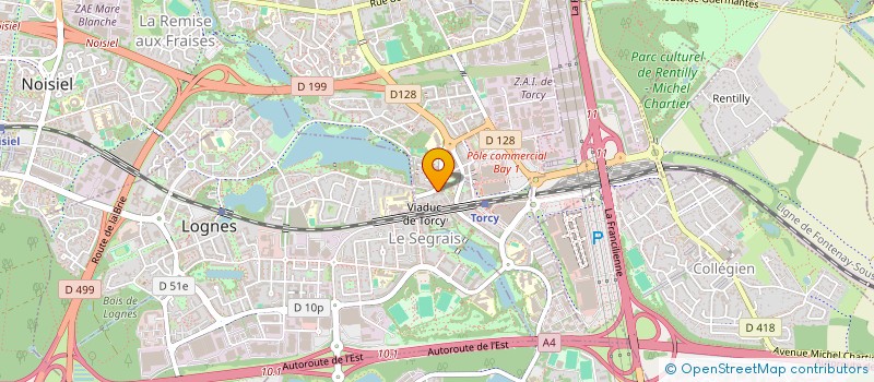 localisation de l'entreprise MGTP  TORCY