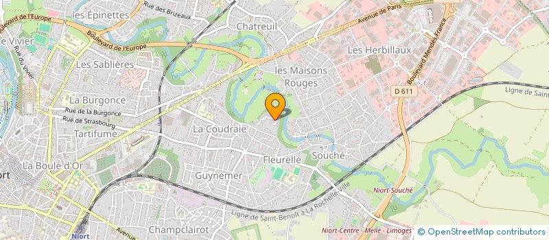 localisation de l'entreprise MGUERLY  NIORT