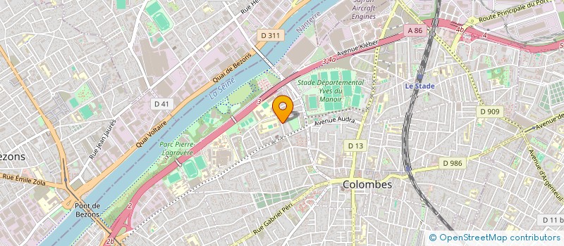 localisation de l'entreprise MGUK RENTAL à COLOMBES