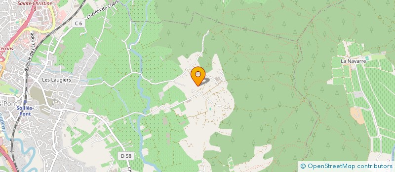 localisation de l'entreprise MGUTS (MEDECINS GENERALISTES DES URGENCES TOULONNAISES ET SEYNOISES)  LE BEAUSSET