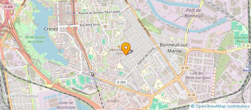 localisation de l'entreprise MGV à BONNEUIL-SUR-MARNE
