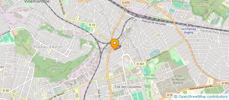 localisation de l'entreprise MGV à NEUILLY-SUR-MARNE