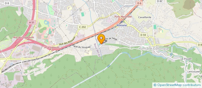 localisation de l'entreprise MGV  SIMIANE-COLLONGUE