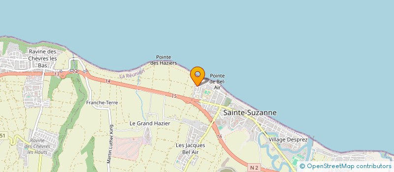 localisation de l'entreprise MGV 974 à SAINTE-SUZANNE