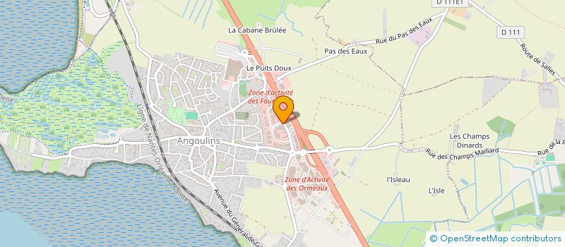 localisation de l'entreprise MGV ANGOULINS à ANGOULINS