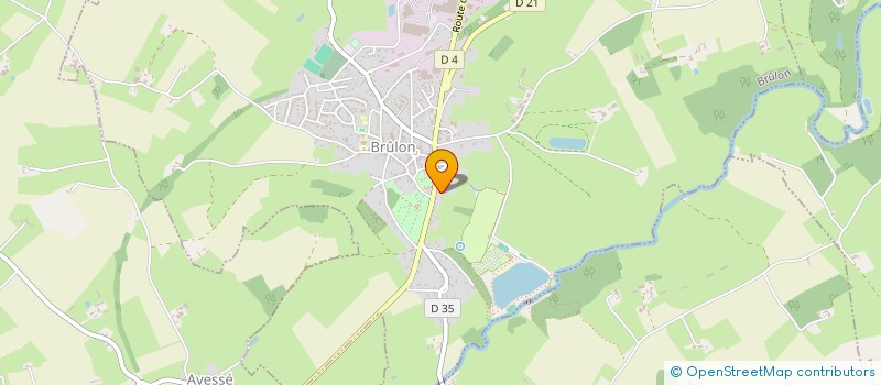 localisation de l'entreprise MGVM  BRULON