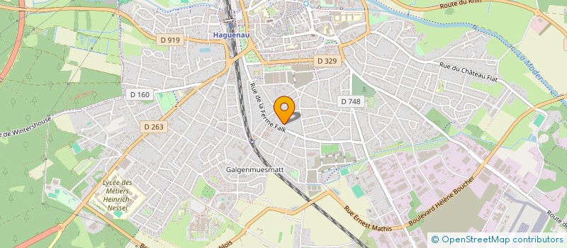 localisation de l'entreprise MGW  HAGUENAU