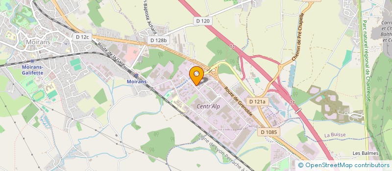 localisation de l'entreprise MGX CONTROLE à MOIRANS