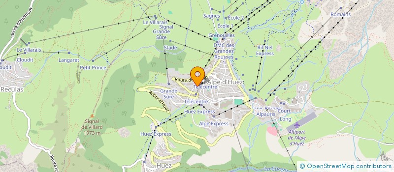 localisation de l'entreprise MGX2  HUEZ