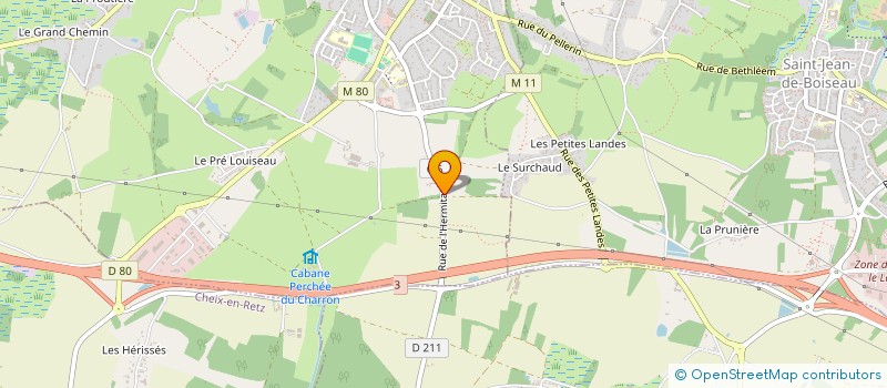 localisation de l'entreprise MGY  LE PELLERIN