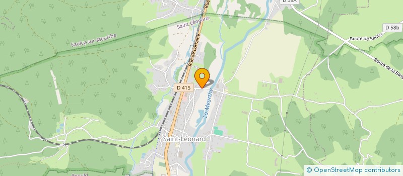 localisation de l'entreprise MGZ 88  SAINT-LEONARD