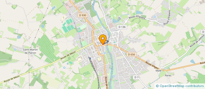 localisation de l'entreprise MGZ IMMO  NERAC