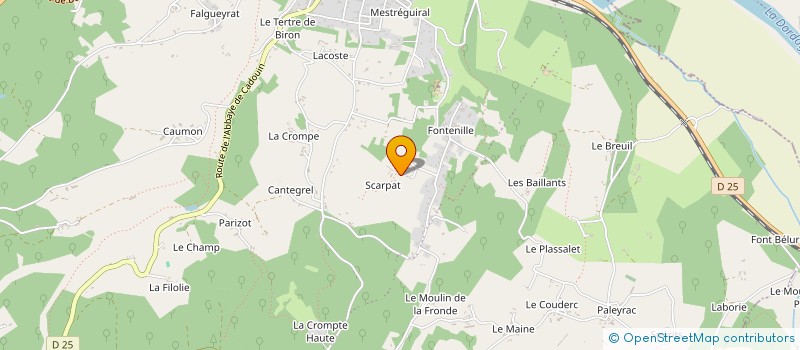 localisation de l'entreprise MH 24  LE BUISSON-DE-CADOUIN