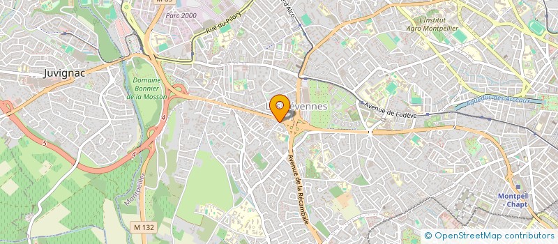 localisation de l'entreprise MH à MONTPELLIER