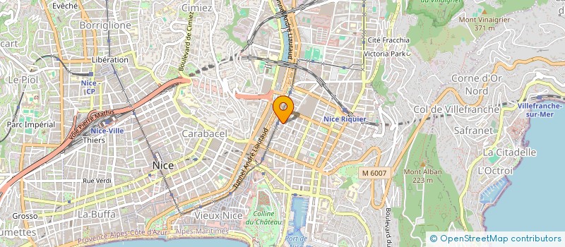 localisation de l'entreprise MH à NICE