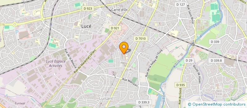 localisation de l'entreprise MH à LUISANT