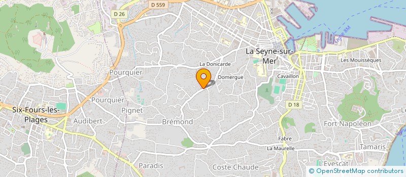 localisation de l'entreprise MH à LA SEYNE-SUR-MER