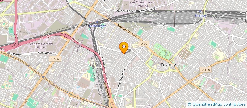 localisation de l'entreprise MH à DRANCY