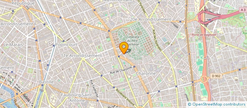 localisation de l'entreprise MH  PARIS