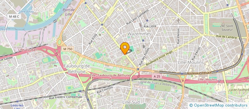 localisation de l'entreprise MH à LILLE