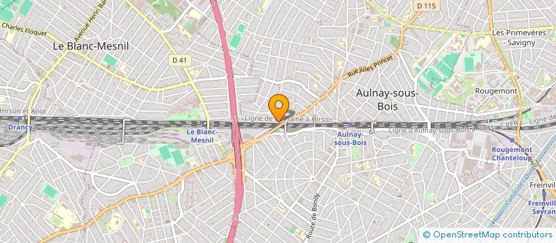localisation de l'entreprise MH à AULNAY-SOUS-BOIS