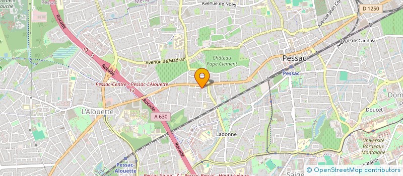 localisation de l'entreprise MH à PESSAC