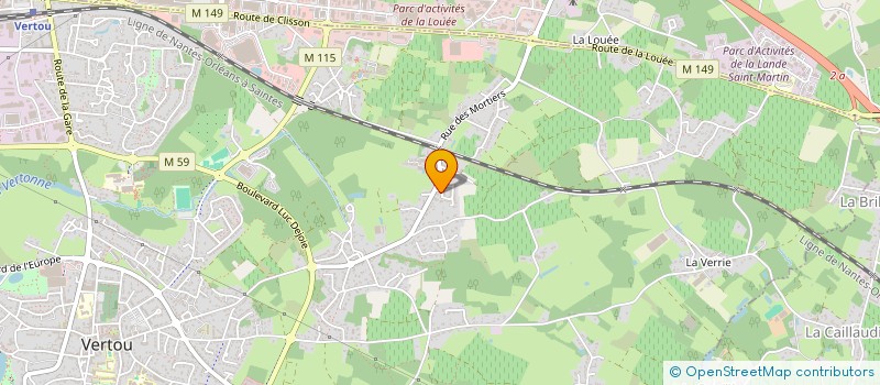 localisation de l'entreprise MH  NANTES