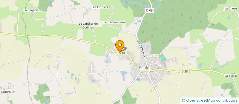 localisation de l'entreprise MH AUREN  BAULON