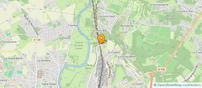 localisation de l'entreprise MH AUTO  SAINTES