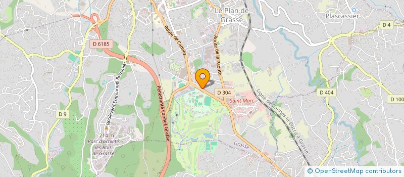 localisation de l'entreprise MH BATIMENT à GRASSE