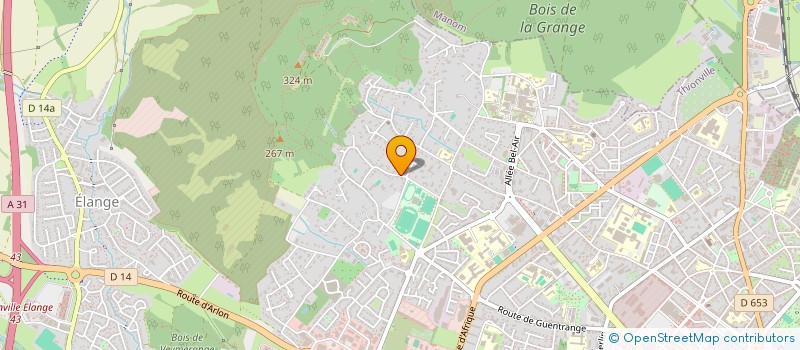 localisation de l'entreprise MH BOIS  THIONVILLE