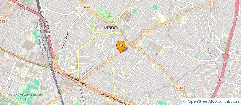 localisation de l'entreprise MH BOULANGERIE à DRANCY