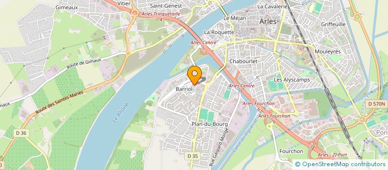 localisation de l'entreprise MH BTP 13  ARLES