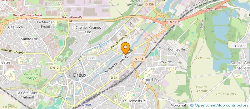 localisation de l'entreprise MH CARS à DREUX
