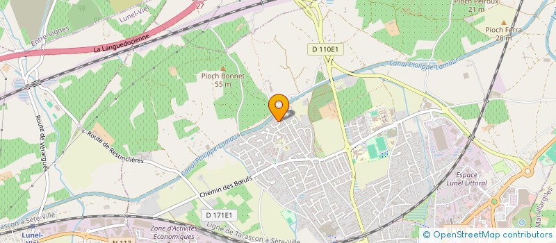 localisation de l'entreprise MH'CLEAN  LUNEL