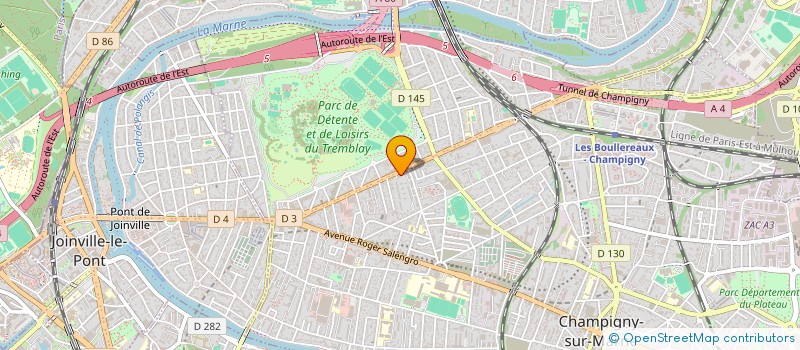 localisation de l'entreprise MH COMPANY à CHAMPIGNY-SUR-MARNE